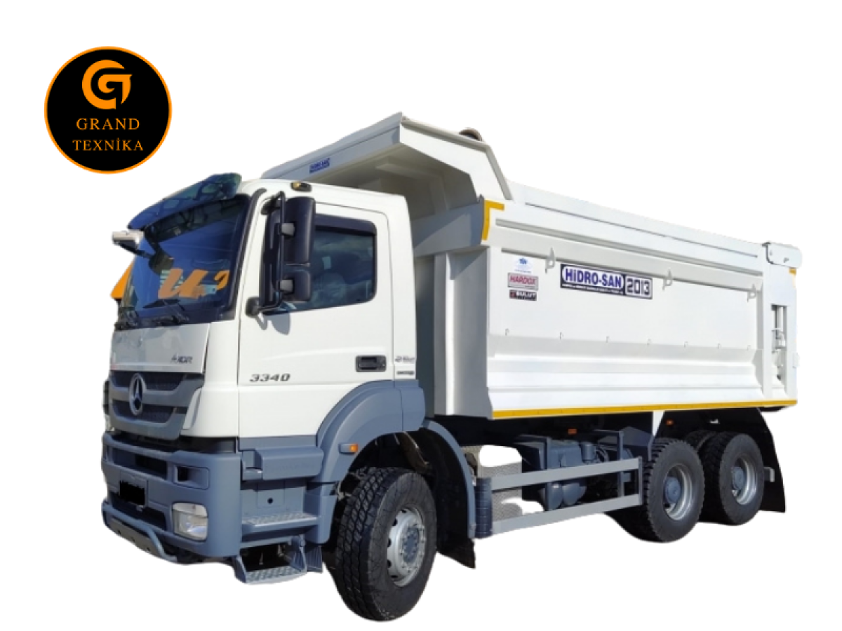 Özüboşaldan "mercedes-benz Axor 3340" İcarəsi "Grand Texnika" hər növ ağır və xüsusi texnikanın istər