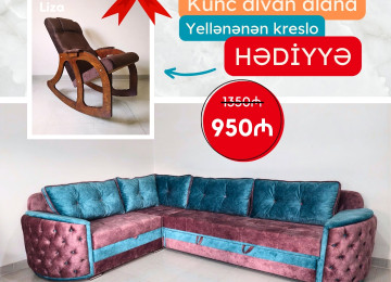 ENDİRİMLƏ AL, HƏDİYYƏ APAR | FÜRSƏTİ QAÇIRMA Həm ENDİRİMLİ hım də HƏDİYYƏLİ kampaniya ilə gəldik. Künc