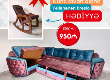 ENDİRİMLƏ AL, HƏDİYYƏ APAR | FÜRSƏTİ QAÇIRMA Həm ENDİRİMLİ hım də HƏDİYYƏLİ kampaniya ilə gəldik. Künc