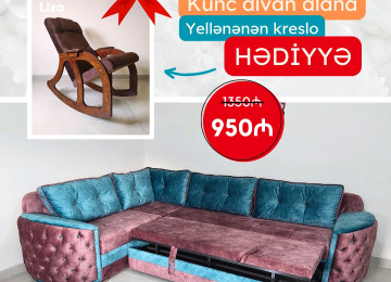 ENDİRİMLƏ AL, HƏDİYYƏ APAR | FÜRSƏTİ QAÇIRMA Həm ENDİRİMLİ hım də HƏDİYYƏLİ kampaniya ilə gəldik. Künc