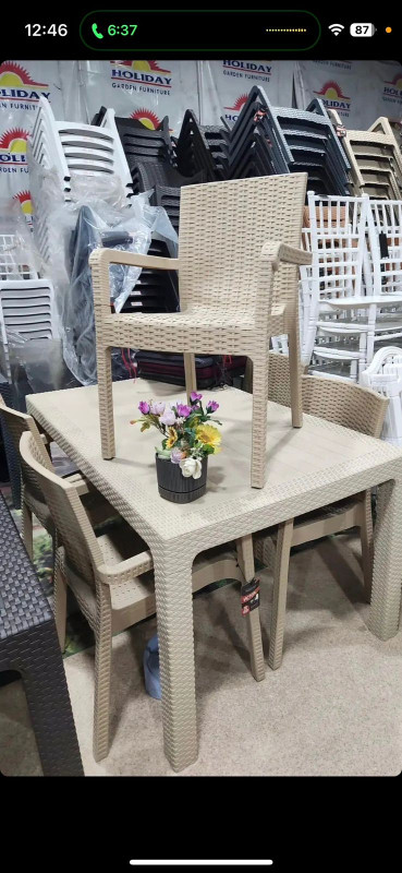 Plastik Rattan desti Plastik Rattan dəsti Türkiyə istehsalı Anbardan birbaşa