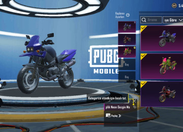 Pubg hesabı satılır 360 uc içinde var kilçatlı m4 buz 2 sv