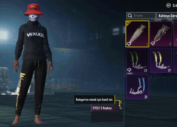 Pubg hesabı satılır 360 uc içinde var kilçatlı m4 buz 2 sv