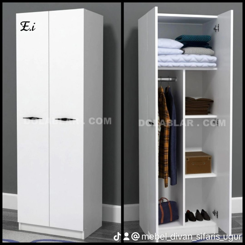 Dolab şifaner *2 Qapılı Dolab 185Azn💥* ✔️Rəng seçimi var Ölçü 200x90x47