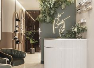 Gözəllik salonu interyer dizaynı. Gözəllik salonu eksteryer