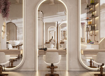 Gözəllik salonu interyer dizaynı. Gözəllik salonu eksteryer