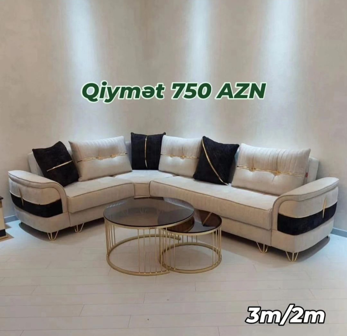 Künc divan Künc divan Sifarişlə hazırlanır Rəng seçimi var Ölçü