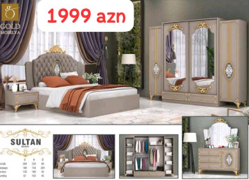 Yeni Yataq mebel dəstimiz Keyfiyyət və Zəmanət Kredit var