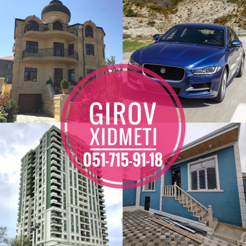 Girov Xidməti Yalniz her nov ve istenilen giymete olan Avtomobilleri ve
