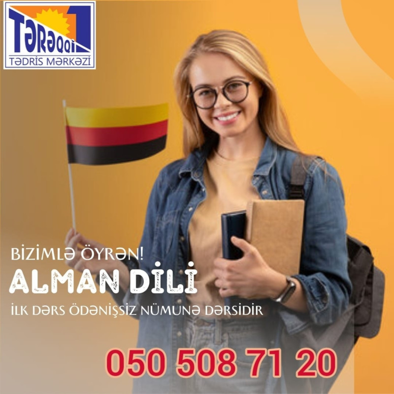 Alman dili kursu Alman dili kursu Kursda və online Təcrübəli müəllimlər