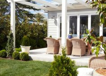 Landşaft dizaynı,landşaft planı. Villaların müasir landşaft