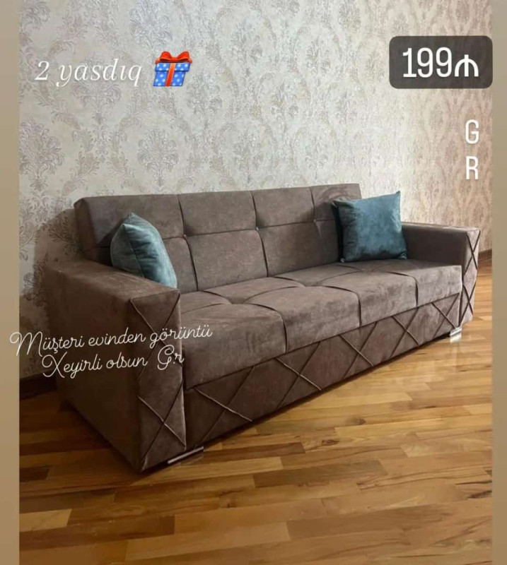 Divan 🔱divan sifarisle yigilir *🔱qiymet💥199azn* 🔱acilir bazalıdı