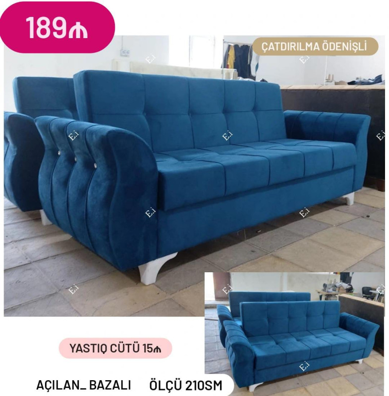 Divan *Divan 189 Azn💥* ✔️Rəng seçimi var ✔️Açılan və Bazalı