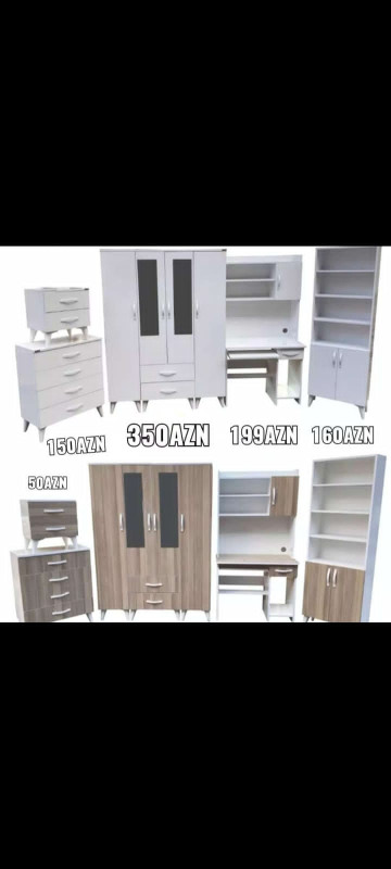 Mebel dəsti Mebel dəsti Sifarişlə hazırlanır Rəng seçimi var Qiyməti