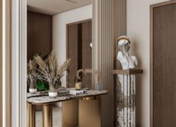 Evlərin holunun tikinti təmir və dizaynı. Evə uyğun holl