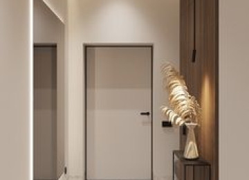 Evlərin holunun tikinti təmir və dizaynı. Evə uyğun holl