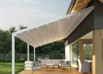 Kolqelik sistemleri, terras örtüklərinin sifarişi, pergola