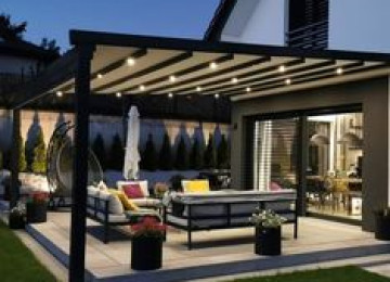 Kolqelik sistemleri, terras örtüklərinin sifarişi, pergola