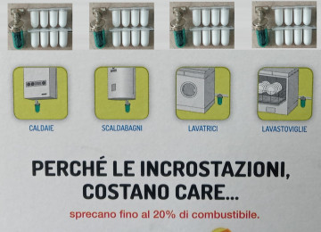 POLİFOSFAT filter "GEL ANTICALCARE " – made in Italy.