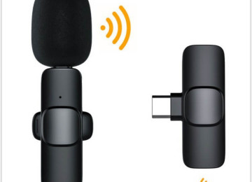 Telefon üçün Mikrafon Iphone və Android Dəstəkləyən Simsiz