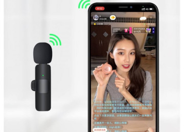 Telefon üçün Mikrafon Iphone və Android Dəstəkləyən Simsiz