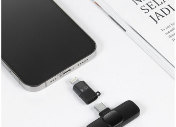 Telefon üçün Mikrafon Iphone və Android Dəstəkləyən Simsiz