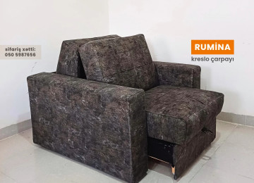 Amerikanka tipli Rumina kreslo-çarpayı modelini ilkin