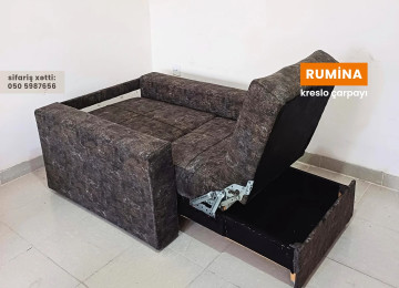 Amerikanka tipli Rumina kreslo-çarpayı modelini ilkin