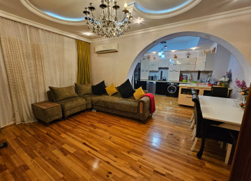 Həzi Aslanovda tam təmirli 3 otaqlı mənzil Lahiyə: - Yeni