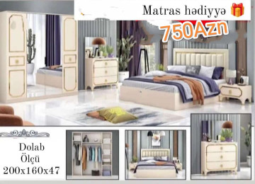 Yataq otağı dəsti Sifarişlə hazırlanır Rəng seçimi var