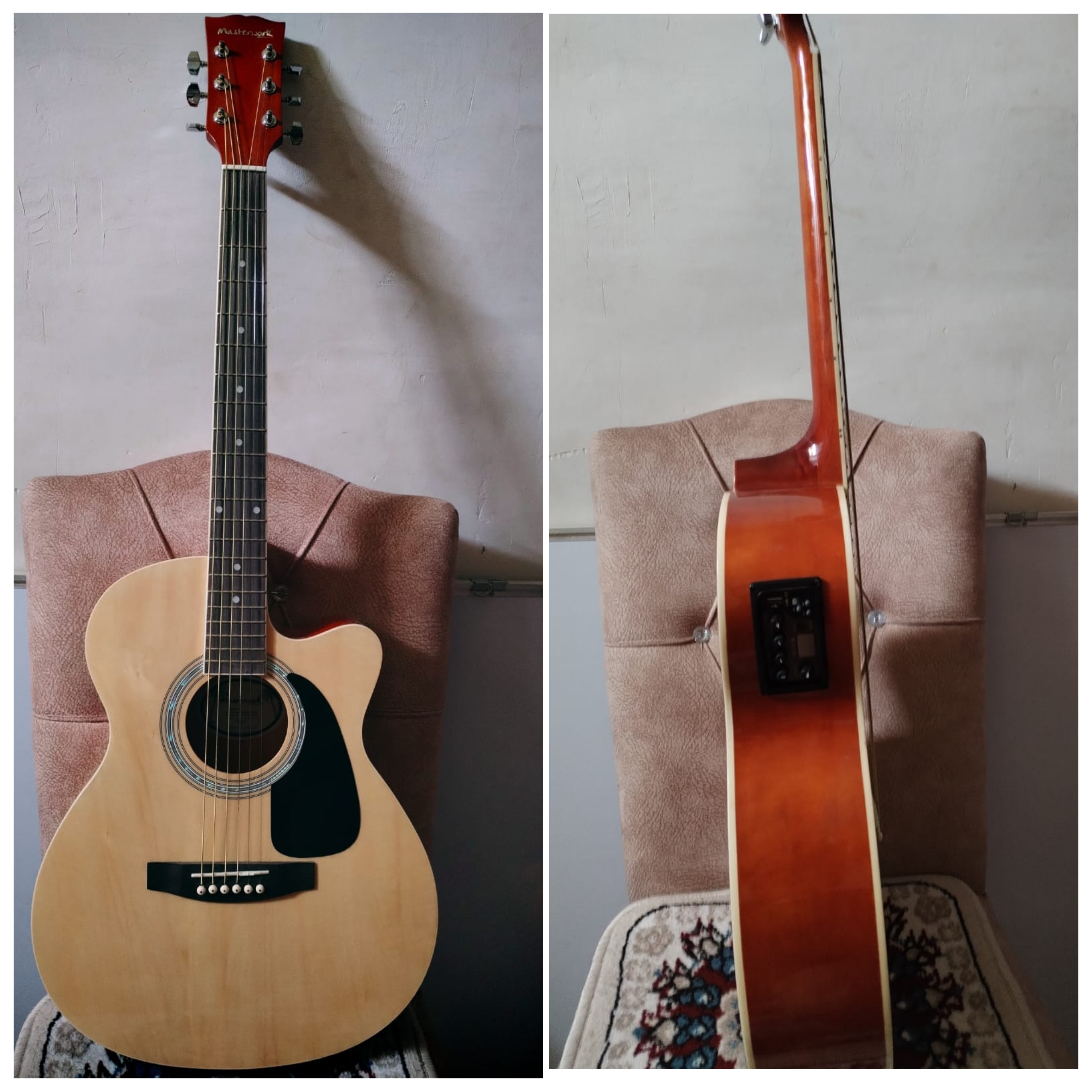 Akustik 6 simli gitara 330 azn satılır. Təzədir. Ünvan