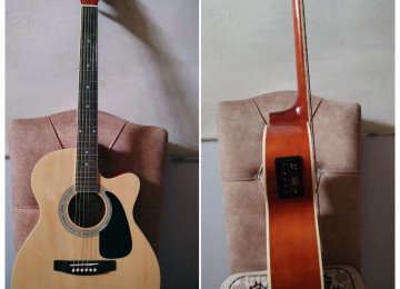 Akustik 6 simli gitara 330 azn satılır. Təzədir. Ünvan