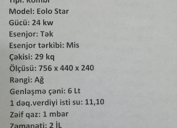 Kombi Immergas made in Italy \\--\\ Eolo Star 24 kw 1