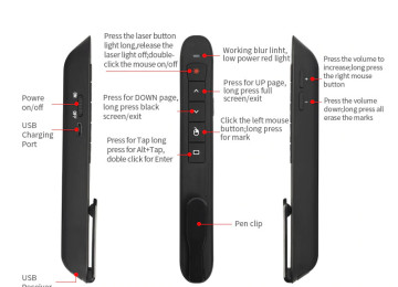 XBOSS P1 Powerpoint və.s Proqramlarda Təqdimant Üçün Lazer
