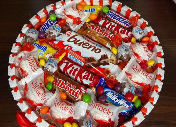 Kinder buketleri istenilen formada ve olcude sifarisle