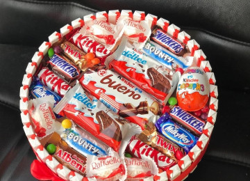 Kinder buketleri istenilen formada ve olcude sifarisle