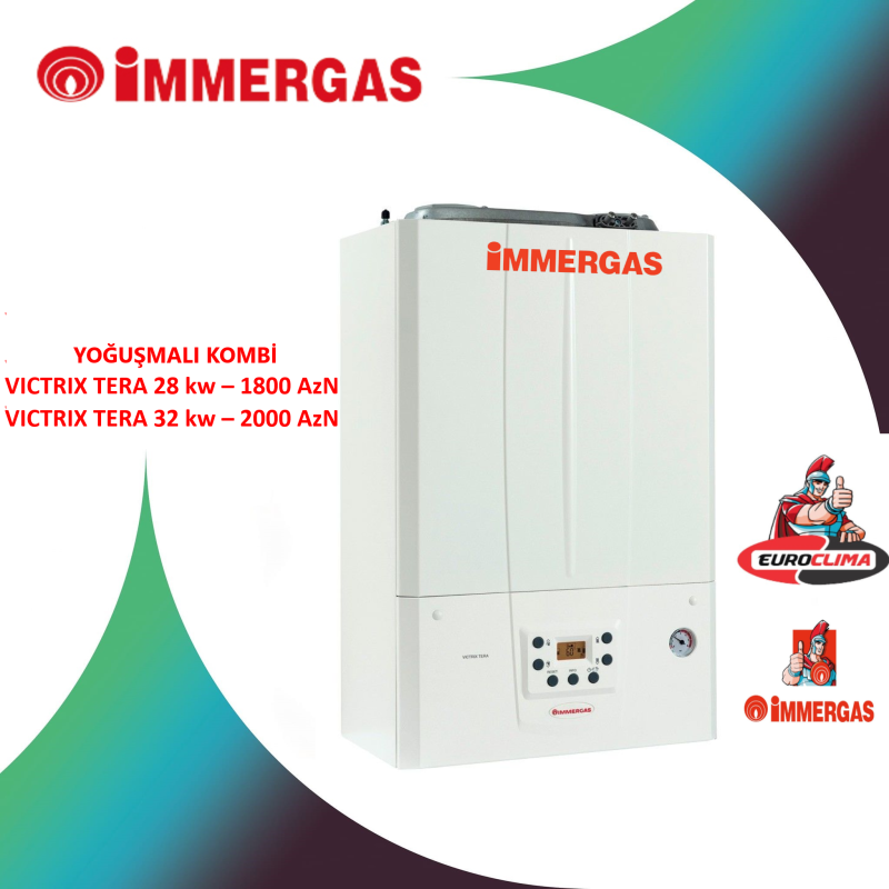 Kombi Immergas Yoğuşmalı 28 kw/ 32 kw YOĞUŞMALI KOMBİ İMMERGAS - made in İtaly.! (Конденсационный