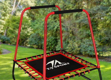 Trampoline batut sizə fitnes üçün yolunuzu sıçramağa imkan