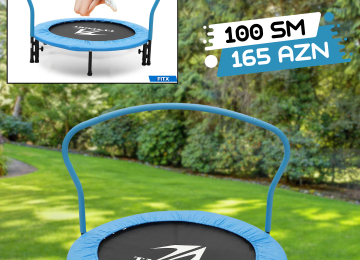 Trampoline batut sizə fitnes üçün yolunuzu sıçramağa imkan