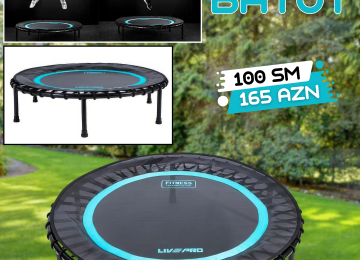Trampoline batut sizə fitnes üçün yolunuzu sıçramağa imkan