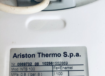 Tep Teze 100 Litr ARİSTONDUR.Cemi 5-10 gün işledilib sora