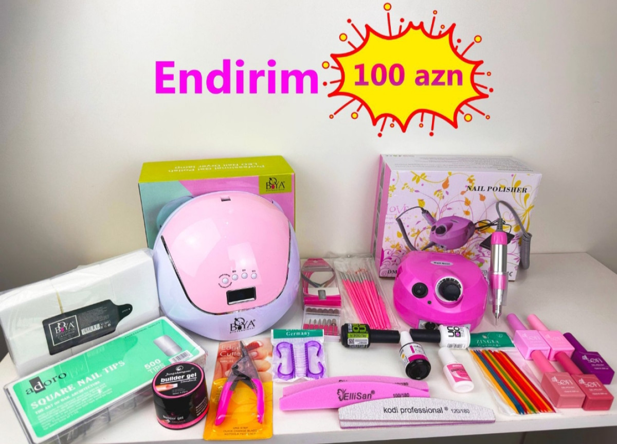 Manikür set Yenidir Kredit də var Online satışdır Çatdırma ödənişli