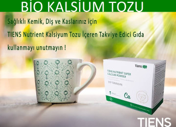 "Bio Kalsium (Ca) Tozu"-Yenidən Az Sayda