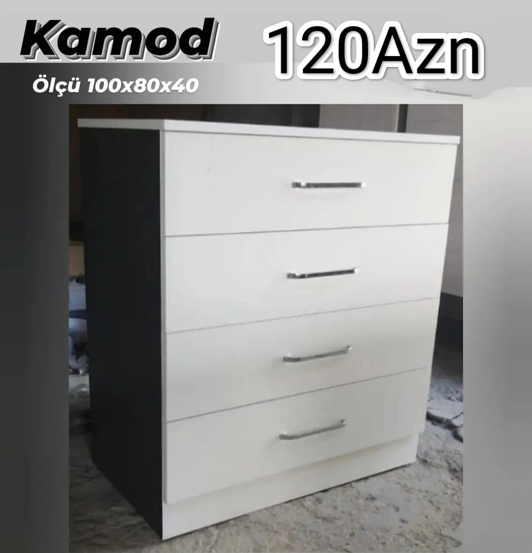 Kamod Sifarişlə hazırlanır Rəng seçimi var Ölçü 100/80/40