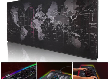 XBOSS RGB Mouse Pad Gaming 14 Rəng İşıqlı Yumşaq Sukeçirməz