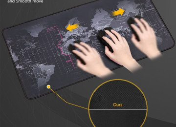 XBOSS RGB Mouse Pad Gaming 14 Rəng İşıqlı Yumşaq Sukeçirməz