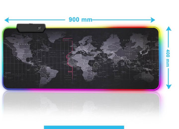 XBOSS RGB Mouse Pad Gaming 14 Rəng İşıqlı Yumşaq Sukeçirməz