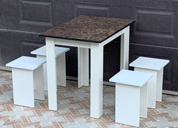 Masa və taburetka Anbardan birbaşa satış Rəng seçimi var