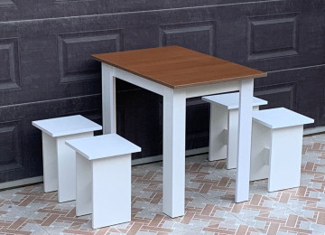 Masa və taburetka Anbardan birbaşa satış Rəng seçimi var