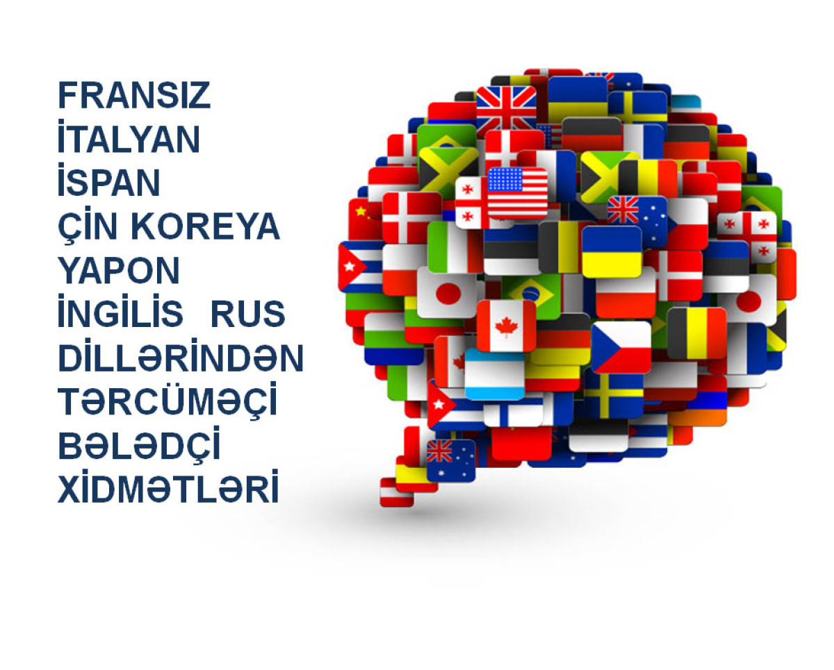 Tercume xidmeti butun dillerden danisiq ve yazili Fransız İspan İtalyan Rus Çin dillərindən tərcüməçi